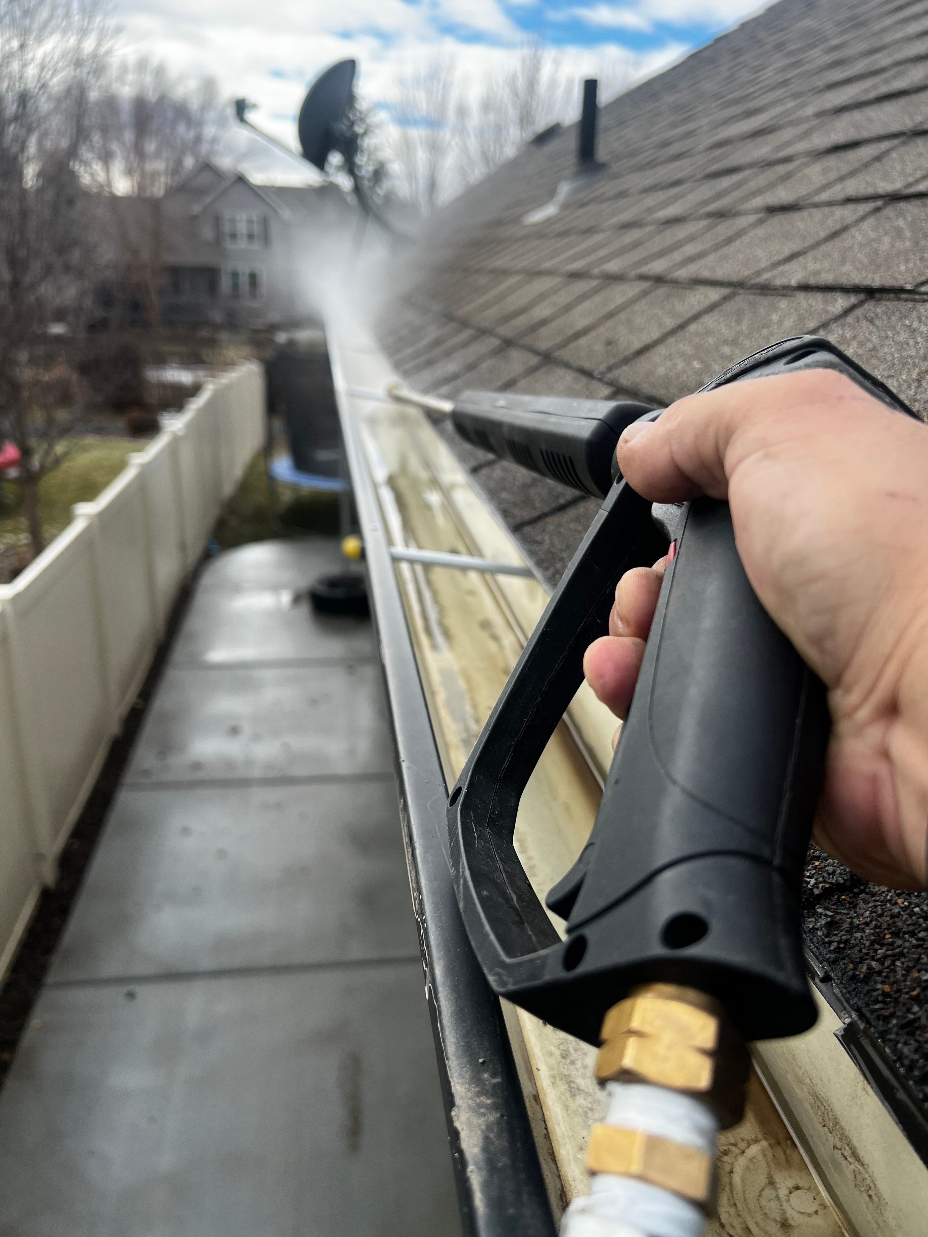 Professional gutter cleaning service